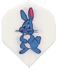 Poly Blue Bunny/White Reg.