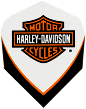 Harley Davidson Logo White Clear