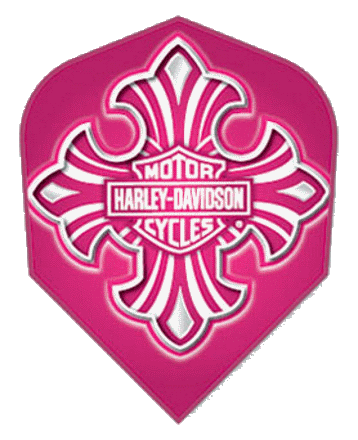 Harley Davidson Pink Fleur De Lis