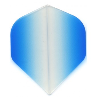 Designa Vignette Side Fade Extra Tough Dart Flights Blue/Clear 